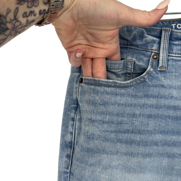 Torrid 12S Perfect Boyfriend Ankle Jeans Blue Vintage Stretch Plus Size - Picture 5 of 11